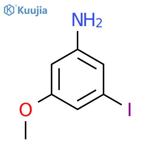 3-IODO-5-METHOXYANILINE structure