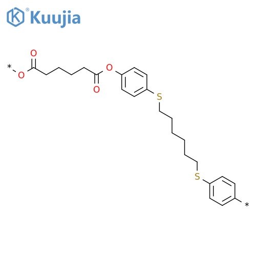 POLY[OXY(1,6-DIOXO-1,6-HEXANEDIYL)OXY-1,4-PHENYLENETHIO-1,6-HEXANEDIYLTHIO-1,4-PHENYLENE] structure