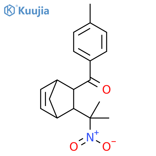 Methanone,[3-(1-methyl-1-nitroethyl)bicyclo[2.2.1]hept-5-en-2-yl](4-methylphenyl)- structure
