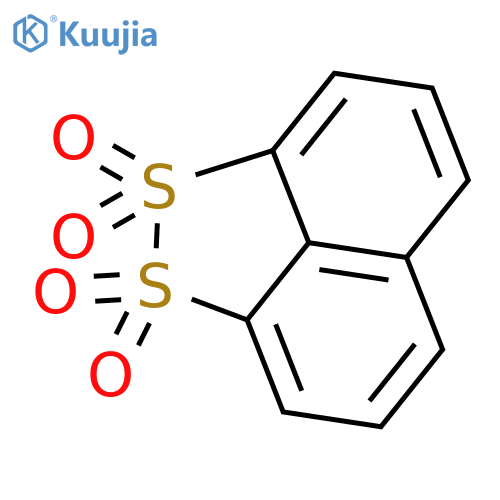 Naphtho[1,8-cd]-1,2-dithiole, 1,1,2,2-tetraoxide structure