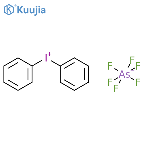 Diphenyliodonium hexafluoroarsenate structure