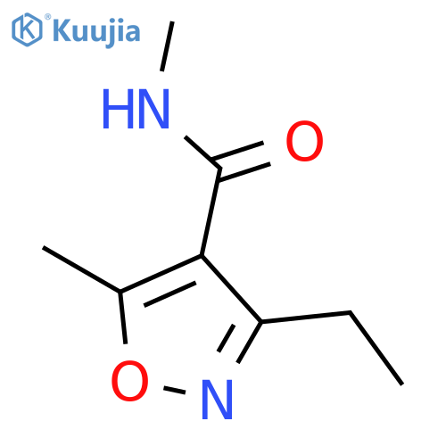 4-Isoxazolecarboxamide, 3-ethyl-N,5-dimethyl- structure