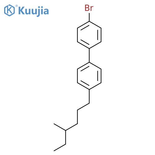 1,1'-Biphenyl, 4-bromo-4'-(4-methylhexyl)-, (+)- structure