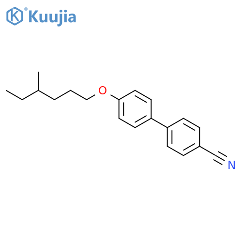 [1,1'-BIPHENYL]-4-CARBONITRILE, 4'-[(4-METHYLHEXYL)OXY]-, (+)- structure