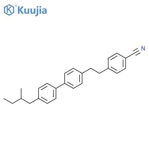 Benzonitrile, 4-[2-[4'-(2-methylbutyl)[1,1'-biphenyl]-4-yl]ethyl]-, (+)- structure