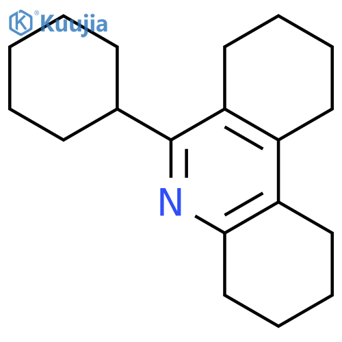 Phenanthridine, 6-cyclohexyl-1,2,3,4,7,8,9,10-octahydro- structure