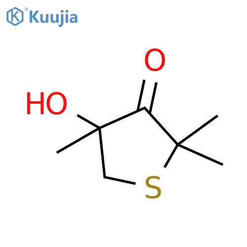 3(2H)-Thiophenone, dihydro-4-hydroxy-2,2,4-trimethyl- structure