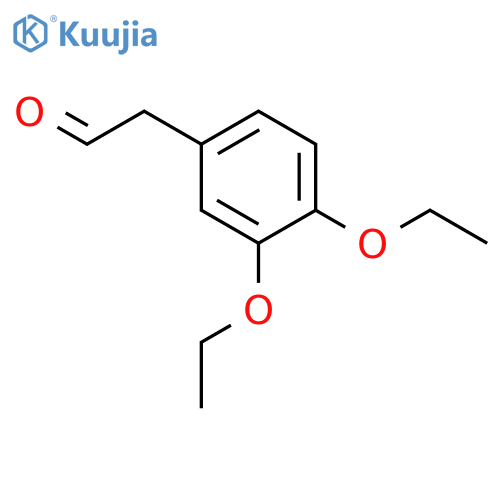 3,4-Diethoxy-benzeneacetaldehyde structure