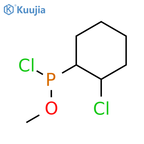 Phosphonochloridous acid, (2-chlorocyclohexyl)-, methyl ester structure
