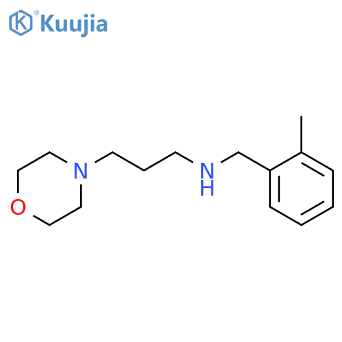 (2-Methyl-benzyl)-(3-morpholin-4-yl-propyl)-amine structure