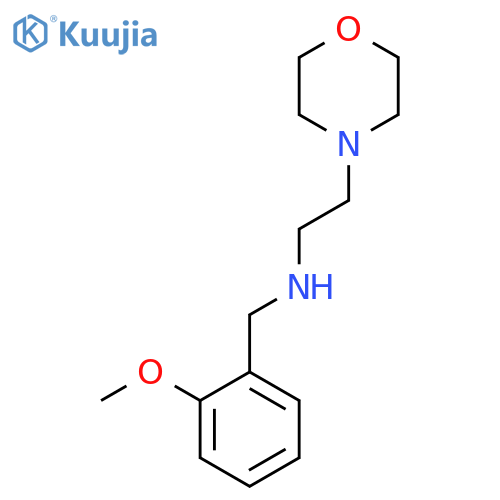 (2-Methoxy-benzyl)-(2-morpholin-4-yl-ethyl)-amine structure