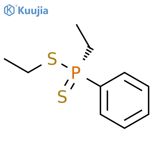 Phosphinodithioic acid, ethylphenyl-, ethyl ester, (S)- structure