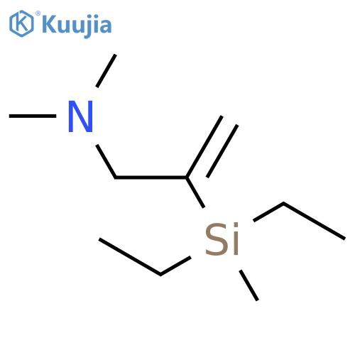 2-Propen-1-amine, 2-(diethylmethylsilyl)-N,N-dimethyl- structure