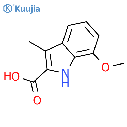 7-Methoxy-3-methyl-1H-indole-2-carboxylic acid structure