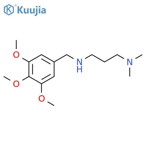 N,N-Dimethyl-N'-(3,4,5-trimethoxy-benzyl)-propane-1,3-diamine structure