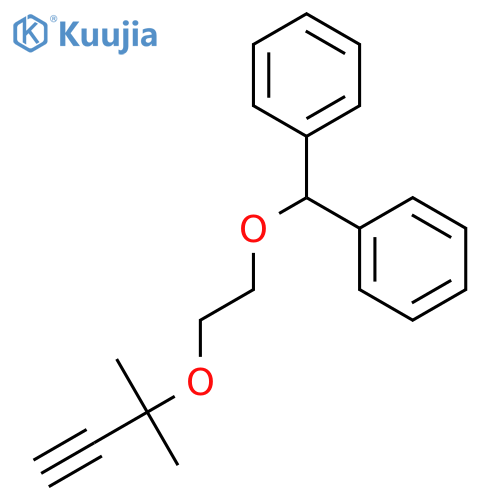 BENZENE, 1,1'-[[2-[(1,1-DIMETHYL-2-PROPYNYL)OXY]ETHOXY]METHYLENE]BIS- structure