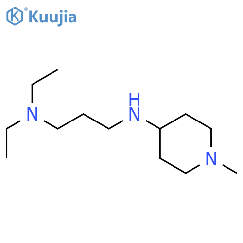 N,N-Diethyl-N'-(1-methyl-piperidin-4-yl)-propane-1,3-diamine structure