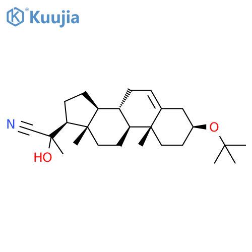2-[(3S,8S,9S,10R,13S,14S,17S)-10,13-Dimethyl-3-[(2-methylpropan-2-yl)oxy]-2,3,4,7,8,9,11,12,14,15,16,17-dodecahydro-1H-cyclopenta[a]phenanthren-17-yl]-2-hydroxypropanenitrile structure