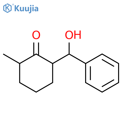 Cyclohexanone, 2-(hydroxyphenylmethyl)-6-methyl- structure