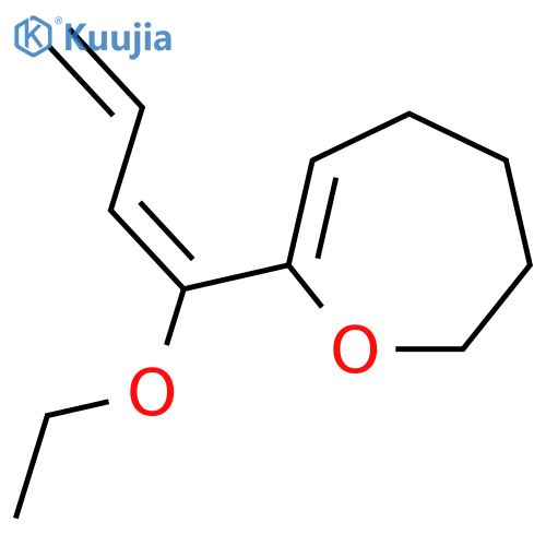 OXEPIN, 7-[(1E)-1-ETHOXY-1,3-BUTADIENYL]-2,3,4,5-TETRAHYDRO- structure