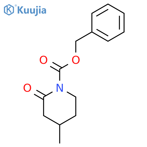 1-PIPERIDINECARBOXYLIC ACID, 4-METHYL-2-OXO-, PHENYLMETHYL ESTER structure
