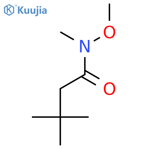 N-methoxy-N,3,3-trimethylbutanamide structure