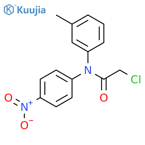 ACETAMIDE, 2-CHLORO-N-(3-METHYLPHENYL)-N-(4-NITROPHENYL)- structure