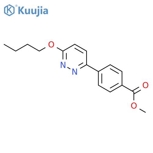 BENZOIC ACID, 4-(6-BUTOXY-3-PYRIDAZINYL)-, METHYL ESTER structure