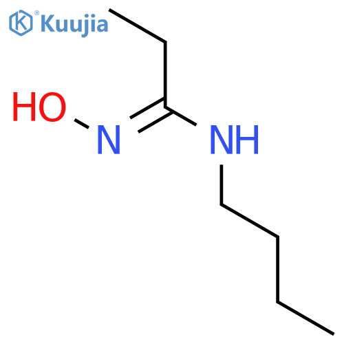 Propanimidamide, N-butyl-N'-hydroxy- structure