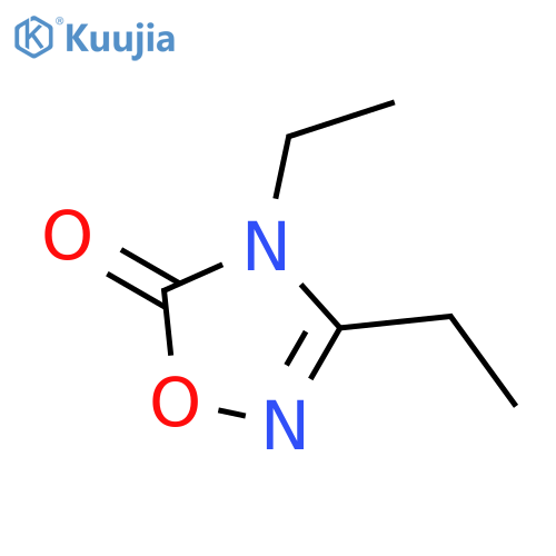 1,2,4-Oxadiazol-5(4H)-one, 3,4-diethyl- structure