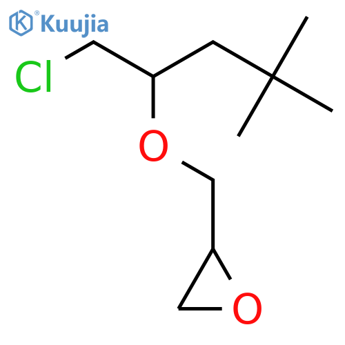 Oxirane, [[1-(chloromethyl)-3,3-dimethylbutoxy]methyl]- structure