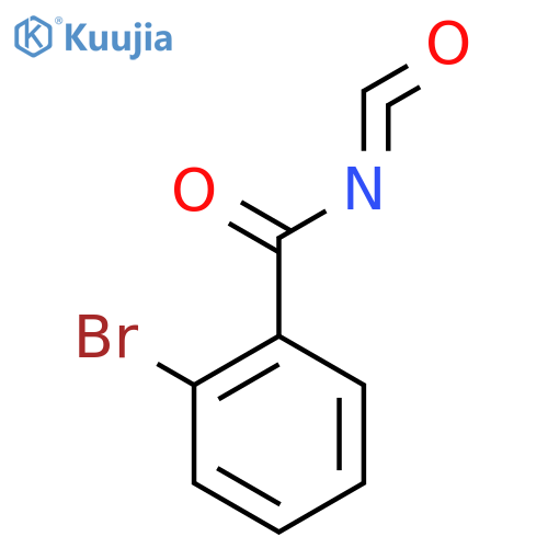 Benzoyl isocyanate, 2-bromo- structure