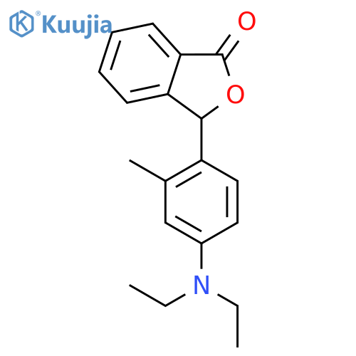 1(3H)-Isobenzofuranone, 3-[4-(diethylamino)-2-methylphenyl]- structure