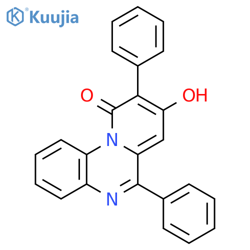 8-Hydroxy-6,9-diphenyl-10H-pyrido1,2-aquinoxalin-10-one structure
