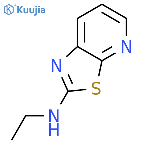Thiazolo[5,4-b]pyridin-2-amine, N-ethyl- structure