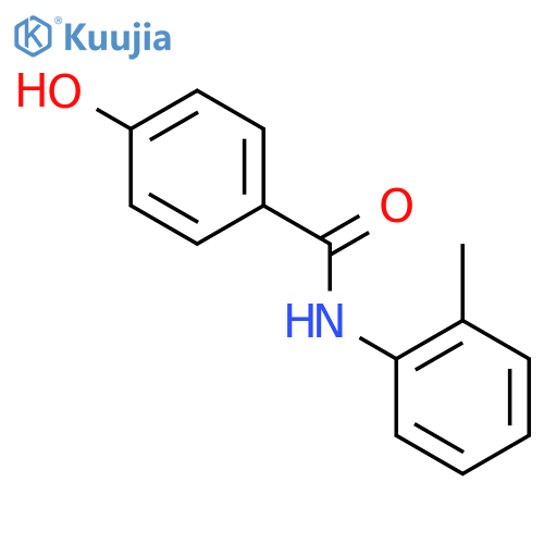 4-Hydroxy-N-(2-methylphenyl)benzamide structure