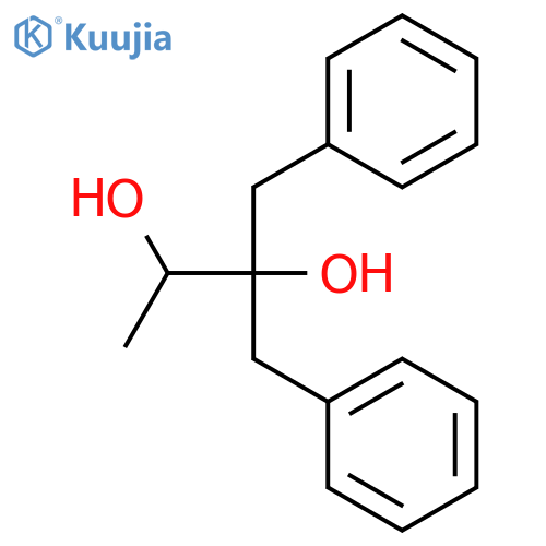 2,3-Butanediol, 1-phenyl-2-(phenylmethyl)- structure