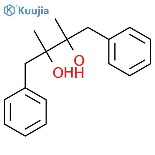 2,3-Butanediol, 2,3-dimethyl-1,4-diphenyl- structure
