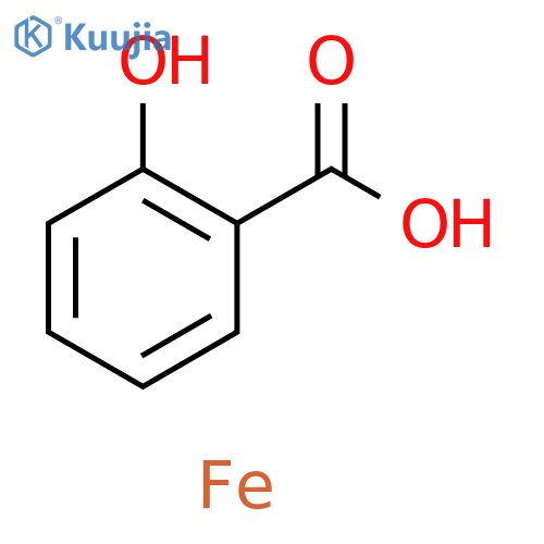 Benzoic acid, 2-hydroxy-, iron salt (1:) structure
