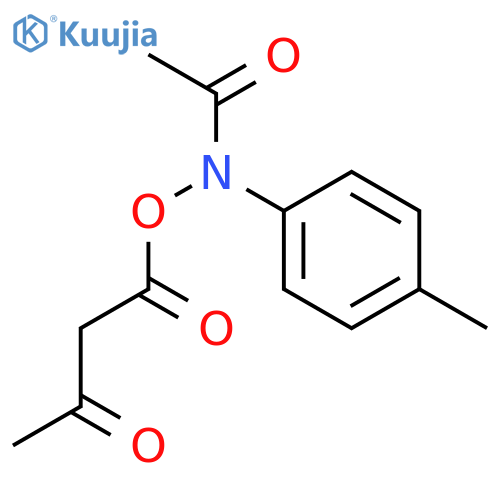 Acetamide, N-(1,3-dioxobutoxy)-N-(4-methylphenyl)- structure
