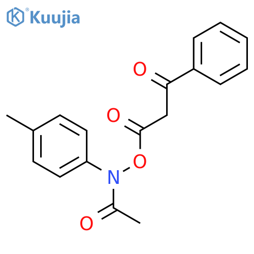 Acetamide, N-(1,3-dioxo-3-phenylpropoxy)-N-(4-methylphenyl)- structure