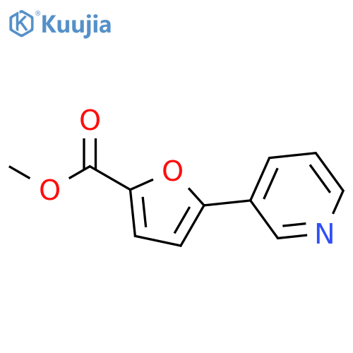 Methyl 5-(pyridin-3-yl)furan-2-carboxylate structure