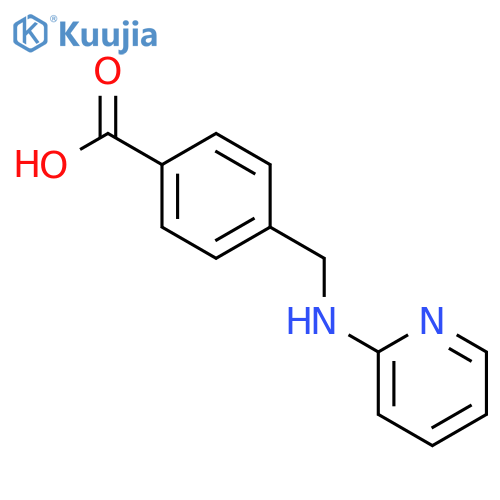 Benzoic acid, 4-[(2-pyridinylamino)methyl]- structure