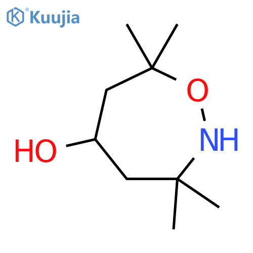 1,2-Oxazepin-5-ol, hexahydro-3,3,7,7-tetramethyl- structure