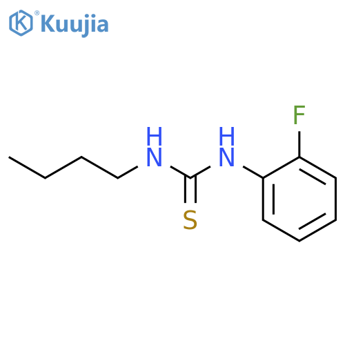 Thiourea, N-butyl-N'-(2-fluorophenyl)- structure