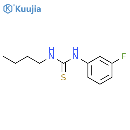 Thiourea, N-butyl-N'-(3-fluorophenyl)- structure