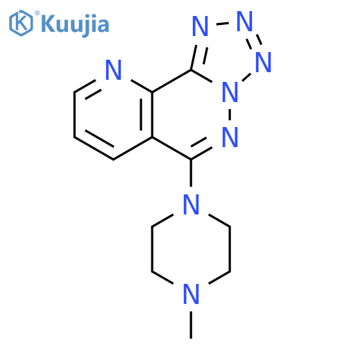 Pyrido[2,3-d]tetrazolo[1,5-b]pyridazine, 6-(4-methyl-1-piperazinyl)- structure