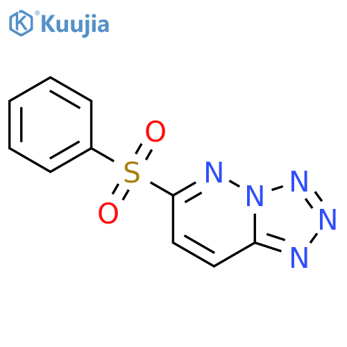 Tetrazolo[1,5-b]pyridazine, 6-(phenylsulfonyl)- structure