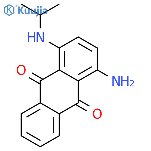 9,10-Anthracenedione,1-amino-4-[(1-methylethyl)amino]- structure
