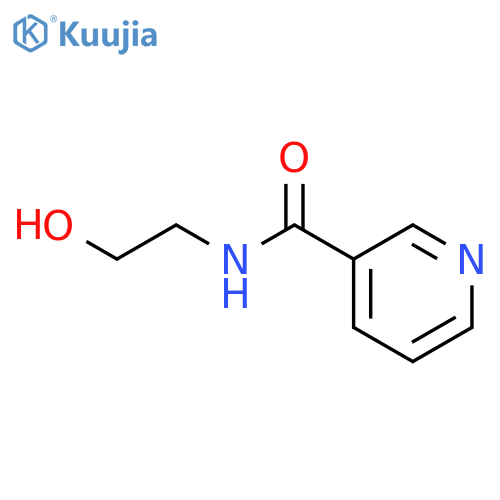 N-(2-Hydroxyethyl)nicotinamide structure